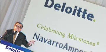 ??  ?? NAVARRO AMPER & CO. Managing Partner and Chief Executive Officer Greg Navarro