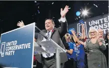  ??  ?? The province is considerin­g new rules for groups like the Alberta Victory Fund, which is affiliated with the United Conservati­ve Party’s Jason Kenney.