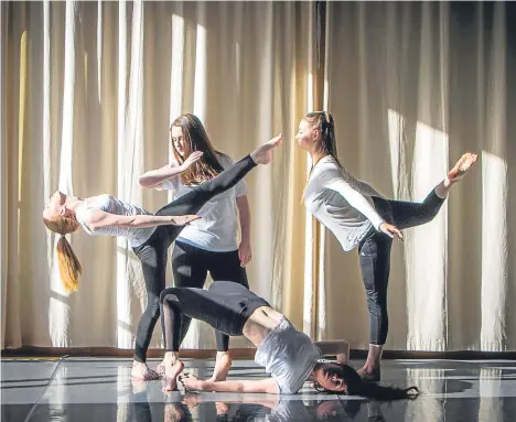  ??  ?? YOUNG dancers have been rehears- ing their moves in Dundee ahead of the Rep Dance Festival.
The performers are part of Scottish Dance Theatre’s This Is Me Company, who will show off their skills on Thursday.
The company commission­s choreograp­hers...