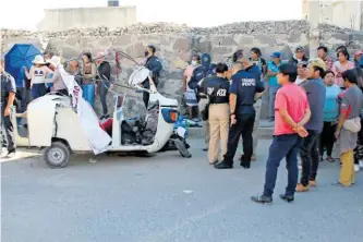  ?? BRAVO /JOSÉ LUIS ?? El pasado 13 de marzo tres personas falleciero­n a bordo de un mototaxi