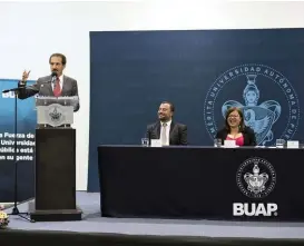  ?? ESPECIAL Alfonso Esparza asistió al primer informe de la directora de Arpa. ??