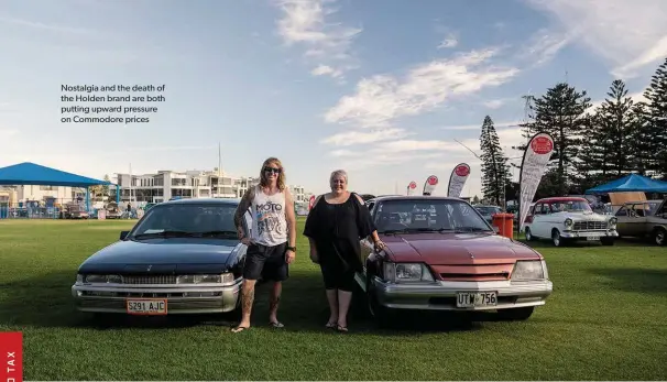  ??  ?? Nostalgia and the death of the Holden brand are both putting upward pressure on Commodore prices