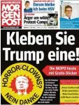 ??  ?? So machte die „Hamburger Morgenpost“Stimmung gegen den US Präsidente­n.
