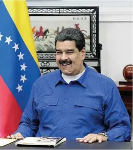  ??  ?? LA SENTENCIA. La Unión Europea le exige a Maduro conversar con la oposición.