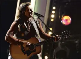  ?? Terry Wyatt Getty I mages f or CMA ?? MORGAN WALLEN was named new artist of the year at the CMA Awards.