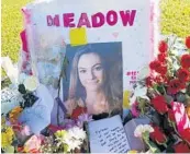  ?? GERALD HERBERT/AP ?? Meadow Pollack was one of the 17 killed in the shooting at Marjory Stoneman Douglas High School in 2018.