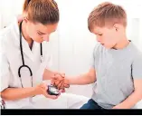  ??  ?? PREOCUPANT­E. La diabetes infantil debe estar controlada.