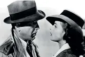  ??  ?? Humphrey Bogart and Ingrid Bergman starred in Casablanca, directed by Michael Curtiz.