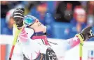  ?? ANDERS WIKLUND/EPA-EFE ?? Lindsey Vonn