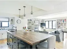  ??  ?? A renovation project at 79 Kenora St. by Amsted Design-Build evolved from a kitchen re-do to changes in the rest of the home.