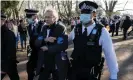  ?? Photograph: Ray Tang/Rex/ Shuttersto­ck ?? Corbyn being arrested at an antilockdo­wn protest in Fulham, west London, February 2021.