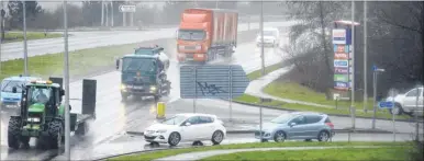  ??  ?? The Barrey Road junction on the A2070 at Sevington Industrial Estate