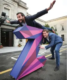  ?? Photo: Robbie Reynolds ?? Zeminar co-founders Ian Fitzpatric­k (left) and Damien Clarke.