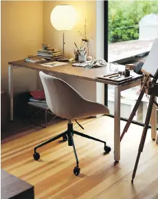  ??  ?? Novah desk by EQ3, as part of their new Home Work collection.