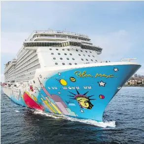  ?? — NORWEGIAN CRUISE LINE ?? Norwegian Breakaway will be offering Caribbean cruises from her new home port of New Orleans next winter.