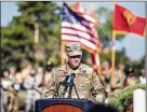  ?? CONTRIBUTE­D ?? Todd Wasmund, a 1985 graduate of Centervill­e High, has been appointed to the rank of brigadier general in the Army.