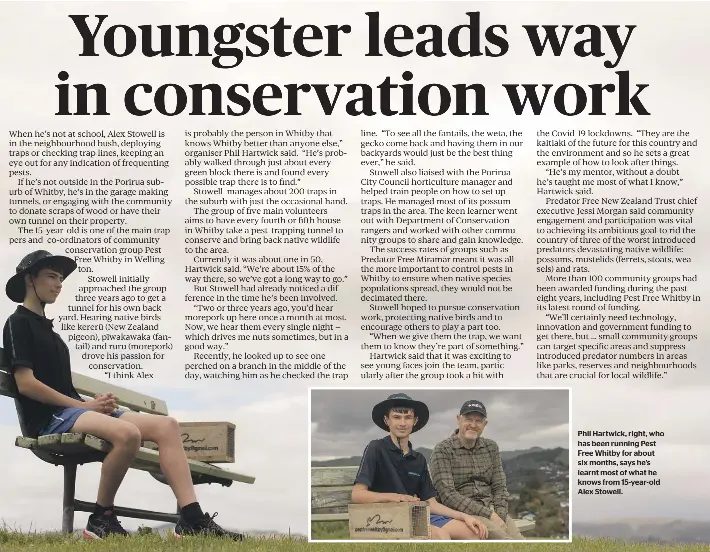 Youngster leads way in conservati­on work - PressReader