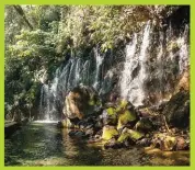  ??  ?? Cascadas en el Parque Nacional El Imposible, en El Salvador.