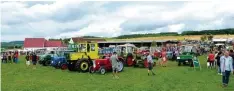  ?? Foto: H. Gehrke ?? Stürmische­r Himmel über der 6. Oldtimerpa­rade der „Rose“.