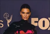  ?? ALBERTO E. RODRIGUEZ — GETTY IMAGES FILE ?? Kendall Jenner, seen in 2019, like her sister saw no reason to let a pandemic stop the partying.