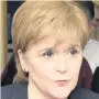  ??  ?? ANGER Nicola Sturgeon