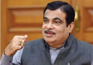  ??  ?? Shipping, Road Transport and Highways Minister Nitin Gadkari
