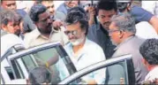  ?? PTI ?? Actor Rajinikant­h is expected to fill the political vacuum that the death of AIADMK supremo Jayalalith­aa created in 2016.