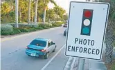  ?? JIM RASSOL/STAFF PHOTOGRAPH­ER ?? Boynton Beach was the last Palm Beach County municipali­ty to turn off its red-light cameras.