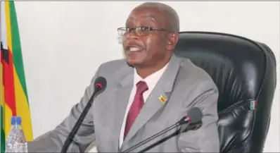  ??  ?? Justice minister Ziyambi Ziyambi