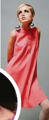  ?? AP (2), GETTY IMAGES (2) ?? Twiggy – links in selbst designten Klamotten für eine britische Handelsket­te – hat den Look der 1960er geprägt