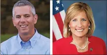  ?? ASSOCIATED PRESS ?? left to right: Anthony Brindisi and Claudia Tenney