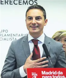  ?? EFE ?? El candidato socialista, Juan Lobato.