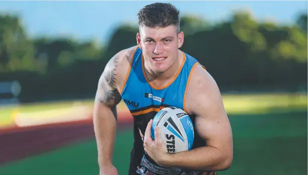  ??  ?? FORMIDABLE: Northern Pride forward Darryn Schonig ready for today’s clash with the Mackay Cutters at Barlow Park Picture: STEWART McLEAN