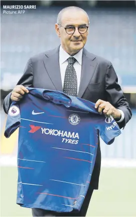  ?? Picture: AFP ?? MAURIZIO SARRI