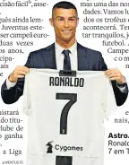  ?? JUVENTUS FC ?? Astro. Cristiano Ronaldo usará o 7 em Turim