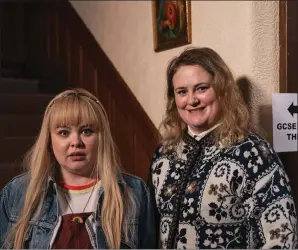  ?? ?? Nicola Coughlan and Phillipa Dunne return in Derry Girls. Wim Hof, aka “The Ice Man, greets another day in his mountain paradise