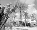  ?? CHIP SOMODEVILL­A/GETTY IMAGES ?? RV trailers at a park on Big Pine Key were scattered and tossed by Hurricane Irma.