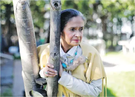  ?? PATRICK DOYLE, THE CANADIAN PRESS ?? Algonquin elder Annie Smith St-Georges, who spoke at the National Dementia Conference in Ottawa, said the federal government needs to do more for Indigenous people who lose access to services.