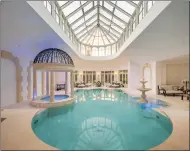  ?? ?? The indoor swimming pool with sauna and steam room facilities