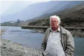  ??  ?? ABOVE The mist-shrouded Ben Hope looms in the distance behind Alfred Wainwright