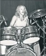  ??  ?? IN SESSION: Drummer Russ Kunkel, who played on several tracks, first met Mitchell at the LA home of the Mamas and the Papas singer Mama Cass.