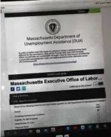  ?? PAT GREENHOUSE/GLOBE STAFF/FILE ?? Prior to the pandemic, the DUA didn’t challenge applicant identities as vigorously as today.