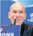  ?? /EFE ?? Zinedine Zidane sólo se ocupa del juego de hoy.