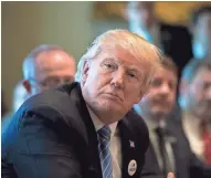  ?? EUROPEAN PRESS AGENCY ?? President Donald Trump holds a listening session Thursday on health care with truckers and CEOs from the American Trucking Associatio­ns in the Cabinet Room at the White House in Washington.