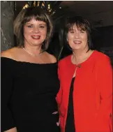  ?? Michelle King and Breda O’Callaghan were among the guests at the Austin Stacks ball. ??