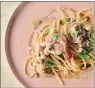  ?? PHOTO BY LEVON BISS ?? Creamy shrimp linguine