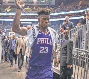  ?? JIM DEDMON/USA TODAY SPORTS ?? 76ers owner Josh Harris says of adding Jimmy Butler, “It positions us to ultimately to win a championsh­ip.”