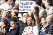  ??  ?? White Hart Lane –Tottenham’s home ground – plays host to several unruly supporters.