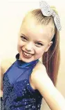  ??  ?? Young dance champion Lily Douglas has been diagnosed with bone cancer. A crowdfundi­ng campaign to help her family has raised almost £19,000.