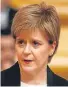  ??  ?? Nicola Sturgeon